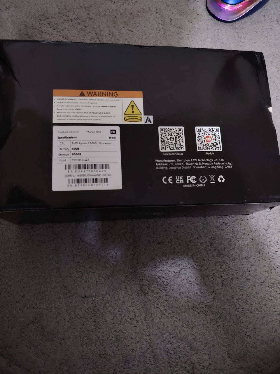 Mini PC SER • رايزن 5 5500U • 16GB رام