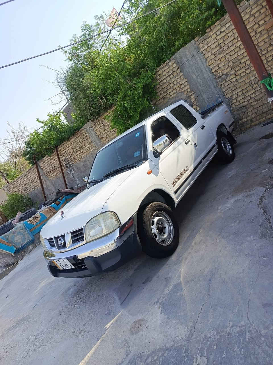 نيسان 14سرداريه  مثنئ بئسمي نكليزي سنويه وهزه جديده مكفوله فتح وتبديل وصبغ فقط بارد بسيط بلباب وبارد بذيل جاملغ جهتين حداديه تخم تاير وحداديه وكير ومحرك سياره مال جناي مكان سماوة سعر 125 
*********** ترهم مراوس حسب قناعه
