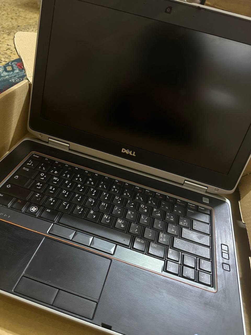 من رخصة الادمن
نوع الجهاز: Dell Latitude E6420

ويندوز: 7

المعالج: Intel Core i5 (الجيل الثاني)

 الرام (RAM): 4 جيجابايت

 التخزين: هارد SSD سريع (يخلي الجهاز يفتح والبرامج تشتغل بثواني)

ملحقاته كاملة ونضيف ومكفول

السعر 110 وبيه مجال 

المكان بغداد

للتواصل هذا الرقم ***********

نص مكتوب في الصور:
- System Information
- File Edit View Help
- System Summary
- Hardware Resources
- Components
- Software Environment
- Item Value
- OS Name Microsoft Windows 7 Super Lite by R-ALMODARIS
- Version 6.1.7601 Service Pack 1 Build 7601
- Other OS Description Not Available
- OS Manufacturer Microsoft Corporation
- System Name PC
- System Manufacturer Dell Inc.
- System Model Latitude E6420
- System Type X86-based PC
- Processor Intel(R) Core(TM) i5-2540M CPU @ 2.60GHz, 2601 Mhz, 2 Core(s), 4 Logical Pr...
- BIOS Version/Date Dell Inc. A05, 24/05/2011
- SMBIOS Version 2.6
- Windows Directory C:\Windows
- System Directory C:\Windows\system32
- Boot Device \Device\HarddiskVolume1
- Locale Iraq
- Hardware Abstraction Layer Version = "6.1.7601.17514"
- User Name PC\Administrator
- Time Zone Russian Daylight Time
- Installed Physical Memory (RAM) 4.00 GB
- Total Physical Memory 3.16 GB
- Available Physical Memory 2.63 GB
- Total Virtual Memory 6.33 GB
- Available Virtual Memory 5.78 GB
- Page File Space 3.16 GB
- Page File C:\pagefile.sys
- Find what:
- Search selected category only Search category names only
- Find Close Find