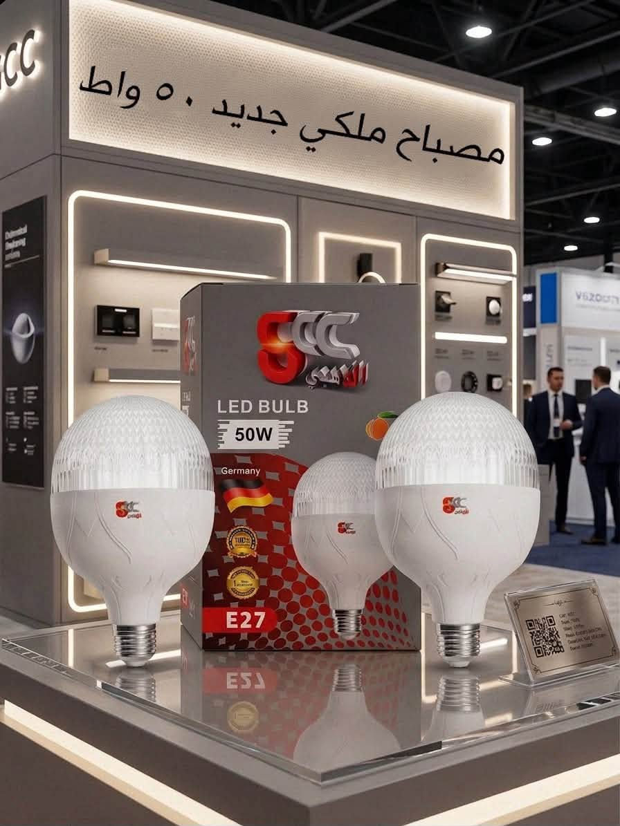 محلات الكناني (مجمع الكناني جملة)
وكيل شركة الذهبي gcc 

تم وصول مصباح ملكي جميع القياسات 
متوفر تجهيز محلات المفرد 

العنوان :بغداد حي العامل شارع السكلات 

رقم هاتف الشركة :***********

رقم مدير مبيعات الكهربائيات :***********

نص مكتوب في الصور:
- مصباح ملكي جديد ٤٠ واط
