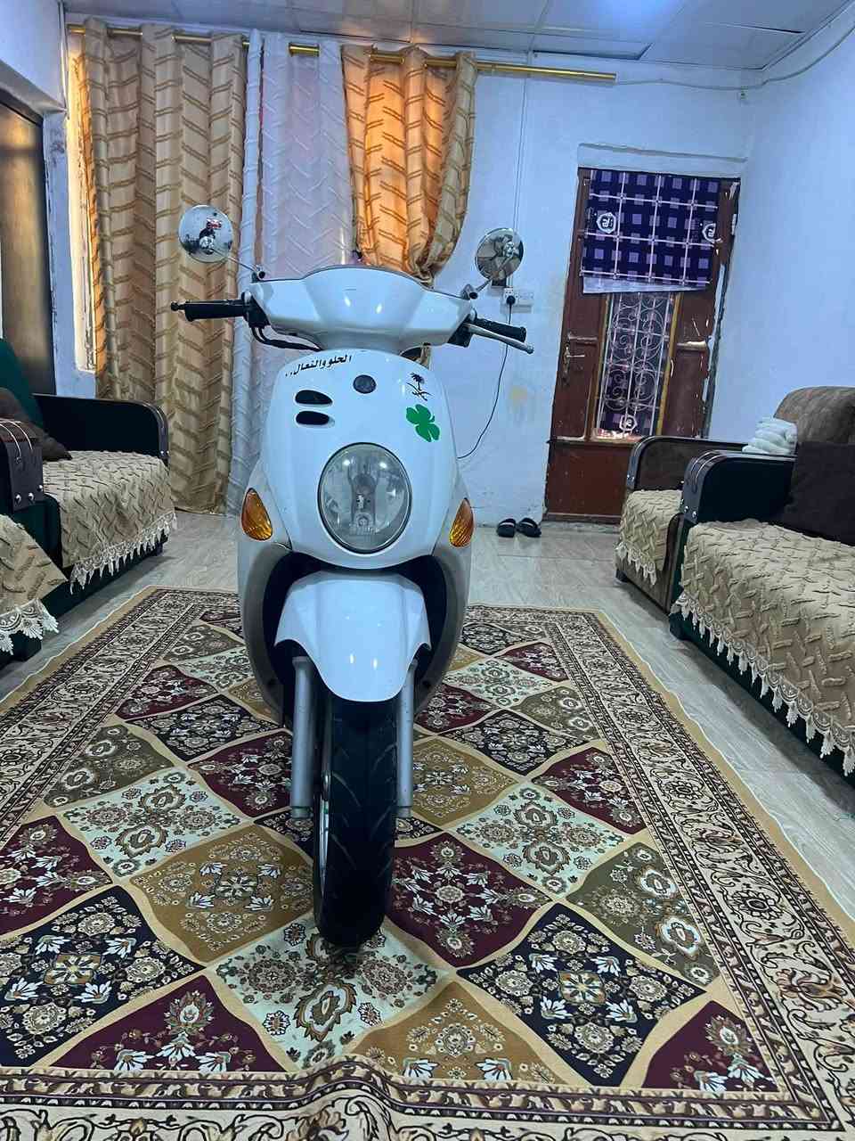 سلام عليكم درجة فله لبيع مكفوله كفله عامه موديل 2009سعر 950وبيها مجال مكاني بغداد دوره ابودشير رقمي***********
