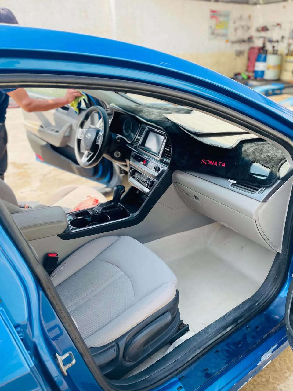 سوناتا ٢٠١٩ • وارد أمريكي • حادث بالباب