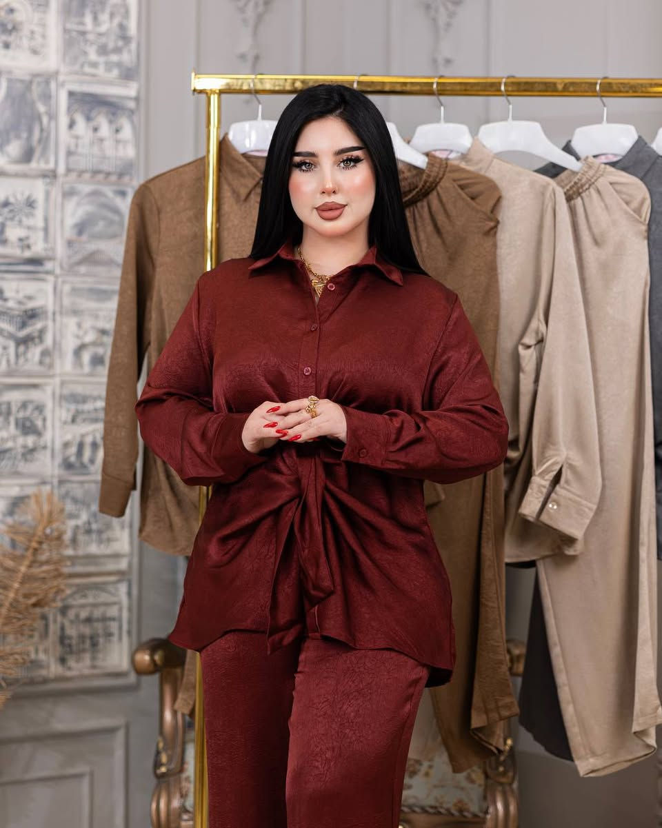 #جديد_للموسم_الصيفي_2026 

سوت  نسائي  🥰 

 الخامه_ جاكار حرير ___درجة_اولى 

القياس.. XL XXL XXXL

سعر الدرزن  .175  الف

 المفرد  20 الف

التوصيل بغداد 5 🚗🚗🚗

المحافظات.  6 🚌🚌🚌

للحجز والتوصيل مراسلة 👈🏻  الخاص او على الرقم ***********

