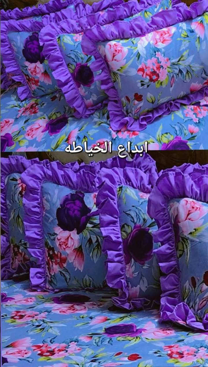 (وجوه مخاد وجوه بنكات واكو حسب طلب  موجود كل الاوان )توصيل لجميع المحافظات العراق 🇮🇶 توصيل سريع🚖 رقم واتساب  ***********📞👔🥼❤❤

نص مكتوب في الصور:
- إبداع الخياطه
- ابداع الخياطه
- سعر زوج / 5 الـف
- سعر زوج 15 الـ ف.