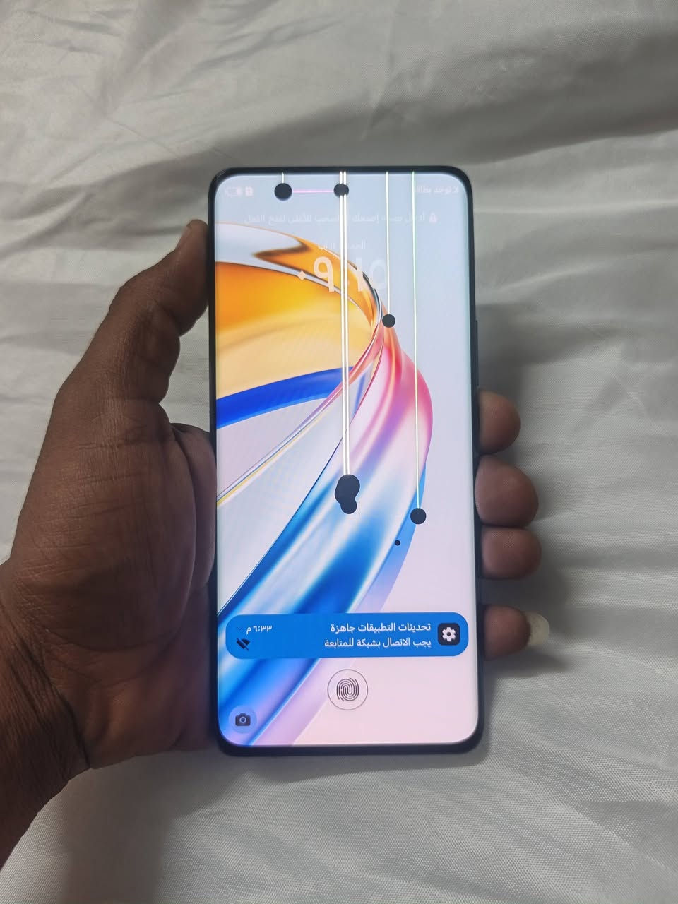 HONOR X9 b 5G
هونر X9b 5G
ذاكره 256
داخليه 12+12
ملاحضه جهاز مكفول من كل عطل كله شغل فقط الشاشه بيه هاي ضربات موضحه بصوره السعر 135 
العنوان كربلاء محلق الفارس

***********
***********
