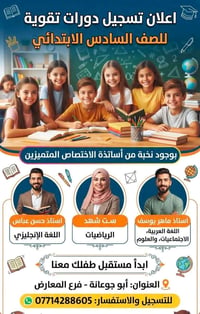 دورات تقوية • الصف السادس • أبو جوعانة