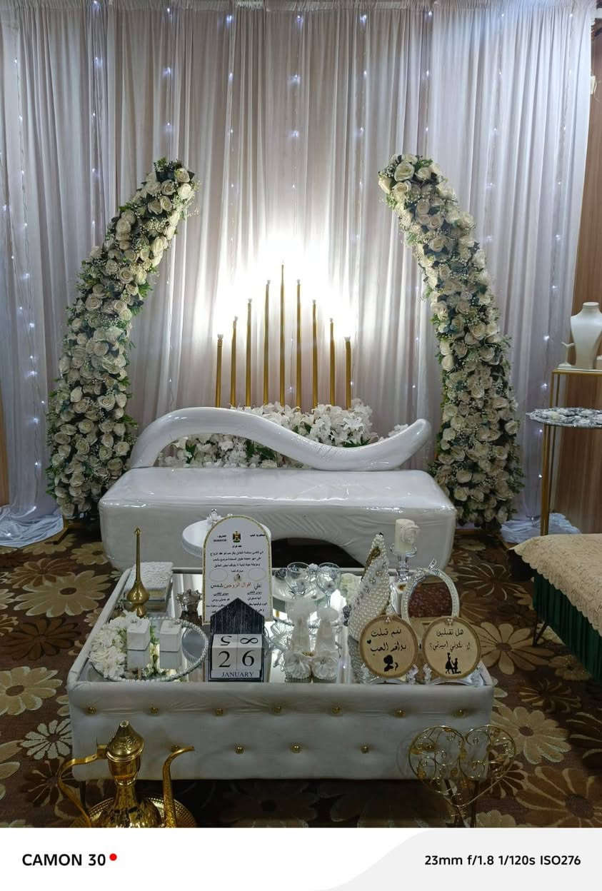 أحلى ليلة بحياتكم تستاهل كوشة تليق بفرحتكم 🤍✨
ويّه كوشات الجوهرة الافراح  أشكال وألوان
نرتبلكم أفخم كوشات الأعراس بأناقة تخطف الأنظار❤️💍
وشغل يفرّح القلب قبل العين 🌹
للحجز والاستفسار راسلونا خاص 📩
والاتصال📞 ‏‪***********‬‏🩷🤍
‏ يوجدواتساب# يتوفر وثيقه زواج 🤵 👰 
العنوان ديالى🍊
