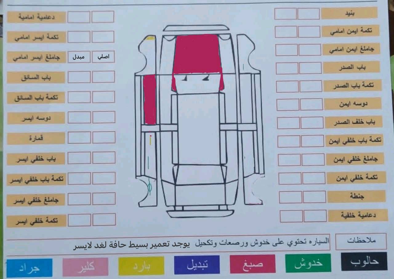 سلام عليكم هيواندي سوناتا 2017 وارد أمريكي حادث جاملغ بنيد حاف باب فقط باقي مكفولة كفالة من فتح صبغ ضربه التبديل الفتح  .
شرط الفحص سونار داخل منشور مع صور حادث امريكا اليبل واحد  
رقم بغداد الماني مشروع وطني سنويه مجددا لل2027 مصفره غرامات 
محرك2400مرغوب مكفول من تنقيص و تبخير 
ماشية 100 فقط 
تبريد شغال ثلج + تخم تاير 
نص فول 
فول تحكمات استرين 
نظام سبورت 
مانع زلاق
نظام ايكو 
نظام اقياده ذاتي 
حساسات خلفي 
كامره رجوع R
محرك 2400 مرغوب 
ماشية 100 الف حقيقي 
باقي بيه مواصفات هواي العنوان بغداد السعر( 103 بية مجال البسيط الشراي 
رقم هاتف لاتصال ***********