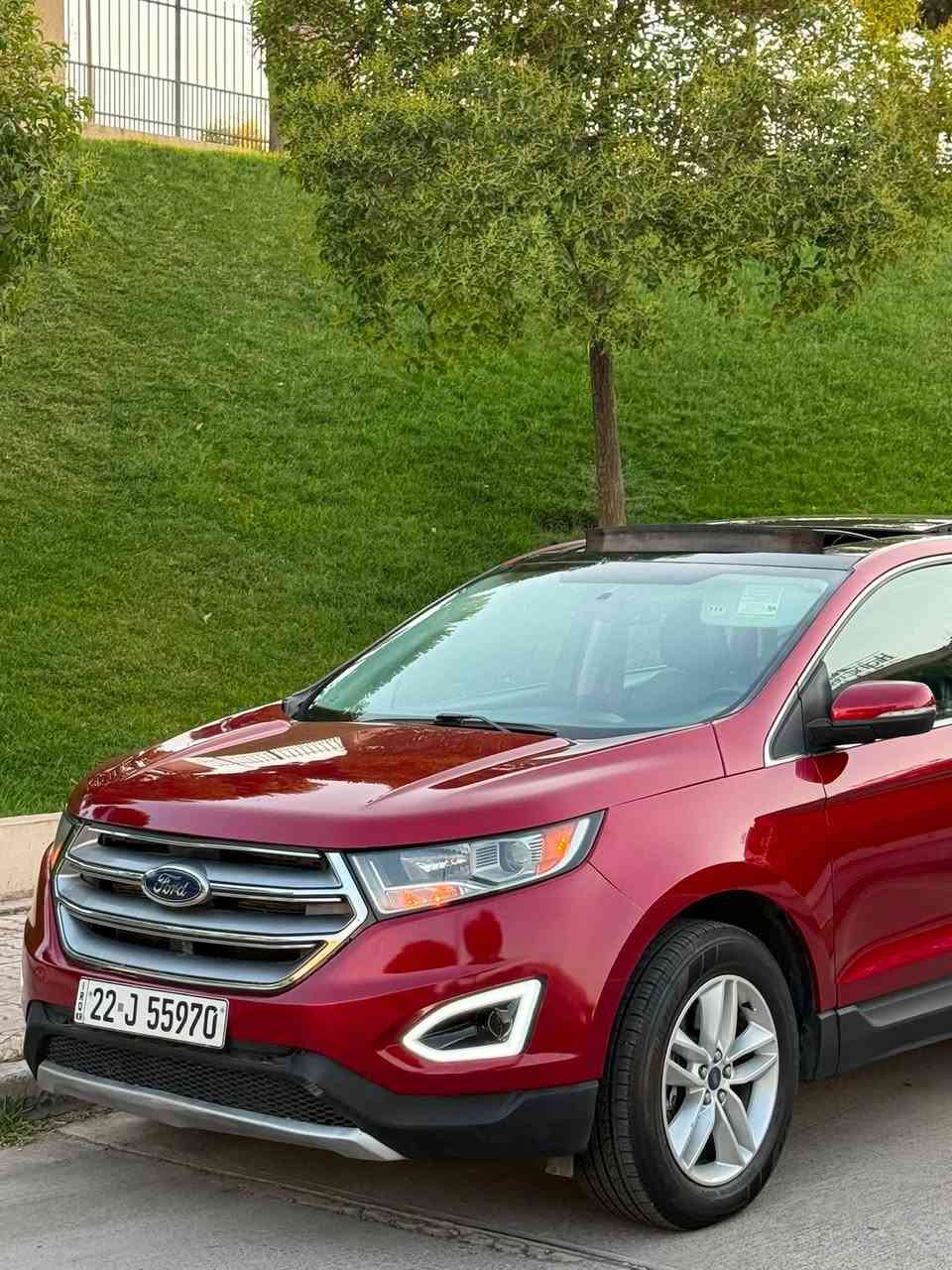 ‏‎السلام عليكم ورحمة الله وبركاته
‏‎       ——— لـلـبـيع  ———

فورد ايدج.       — Ford Edge

‏‎وراد أمريكي.     —  ايرباك البرده فقط 

نظام الدفع       —. AWD 

‏‎الموديل           — 2017 

‏‎فئة.                 — SEL 

‏‎حجم المكينه.  —  V6 / 3500

‏‎اللون               — ماروني   

‏‎المسافه المقطوعه — 109.000 

‏‎حاله السياره. — صبغ نص الجاملغ + الباب + نص الباب ( صور الحادث مرفق مع التقرير ) 

‏‎المواصفات 
‏‎- بصمة تشغيل 
‏‎- بصمة أبواب 
‏‎-تشغيل عن بعد 
‏‎-ترحيب عند الاقتراب 
‏‎- رادار خلفي - جانبي
-فتحة سقف بانوراما
-صندوق كهربائي 
‏‎-حساس خلفي
‏‎- شاشه كبيره تدعم نظام الأبل كار باي ونظام الاندرويد 
‏‎- شاشه عداد 
‏‎-كشنات امامي تدفئة 
-كشنات جلد 
-ستيرن تدفئه 
‏‎- تبريد قطعتين 
‏‎- كود باب 
‏‎-كرسي السايق والراكب بحركه كهربائيه
‏‎-تحكم ستيرن جهتين 
‏‎-تحديد سرعه 
-هاندبريك بصمه 
‏‎-مانع انزلاق 
‏‎-ليد نهاري
‏‎-كامره خلفيه دواره 
‏‎باقي المواصفات المعروفه 

‏‎السعر            — اكتب تم ويوصلك السعر مباشر 

‏‎رقم السياره    — أربيل  

‏‎موقع  السياره — السليمانية 

‏‎للأستفسار.     — *********** - ***********
