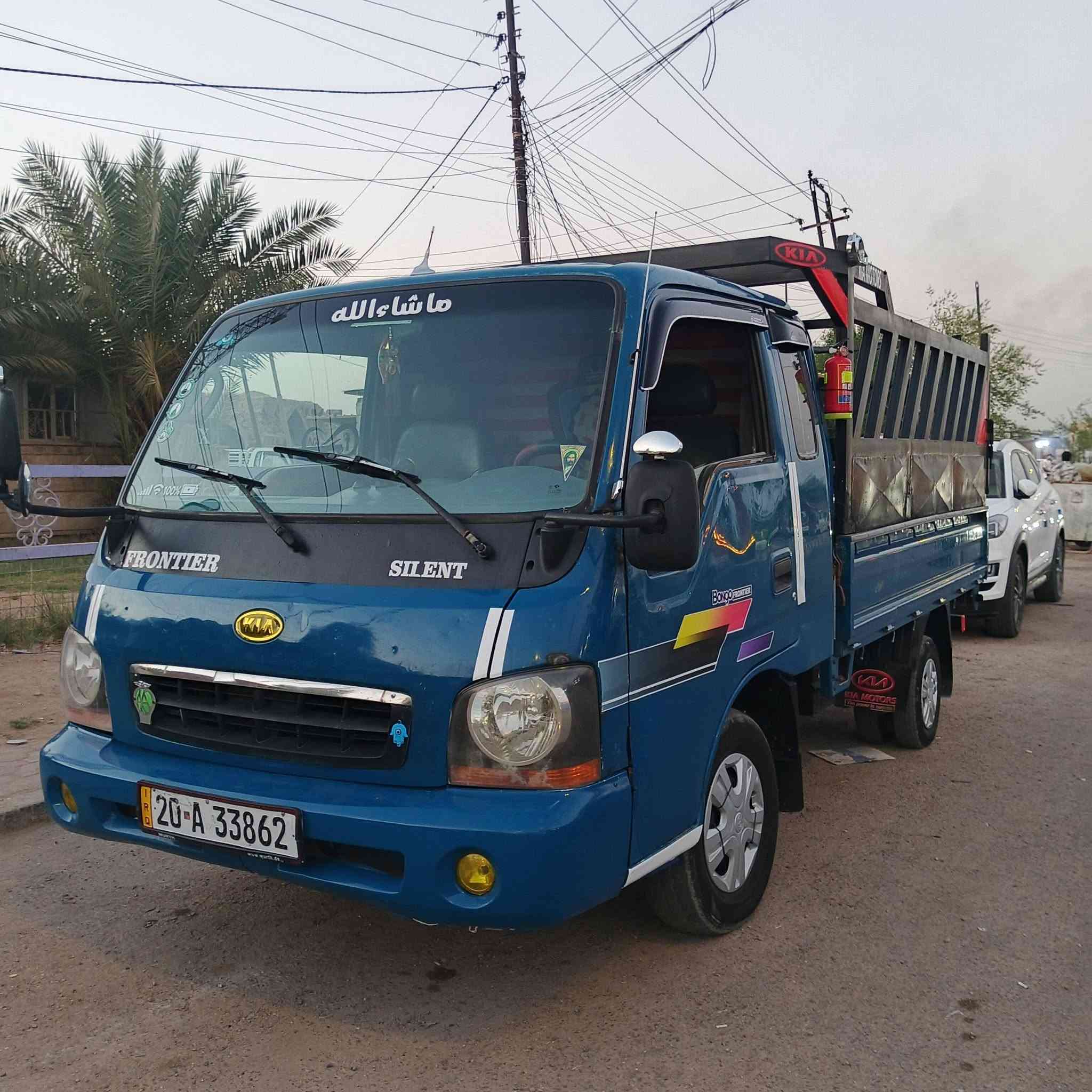 سلام عليكم
كيا أم عيون موديل 2001 رقم اديالى انكليزي شرط التحويل سياره كير مكينه مكفول وشاصي مكفول باتري جديد سياره مكفول من الضربه والكص  السعر 69وبيها مجال حك الجيه مكاني ديالى خان بني سعد ***********
