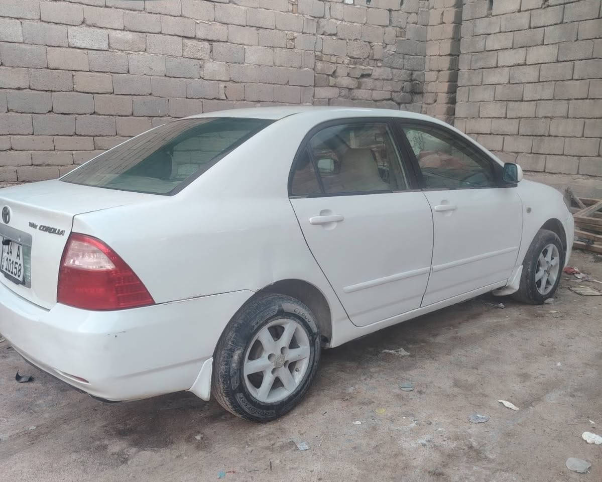 تيوتا كورلا موديل 2006 نضيفه سياره بأسمي مكيه 1800
السعر ٨٥ ورقه وبيها مجال شي قليل وهاذ الرقم ***********
