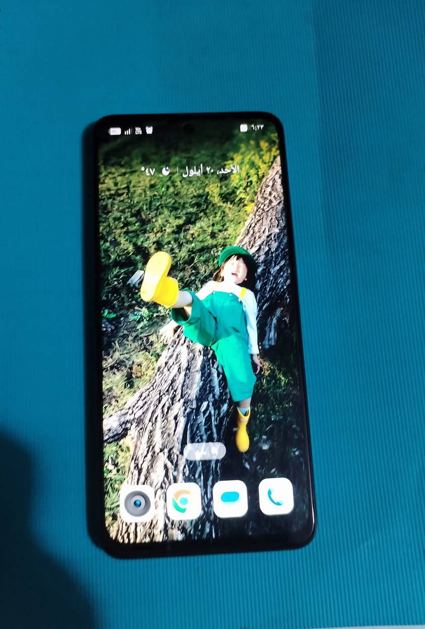 > للبيع realme C75 اسود
> ذاكرة 8/256 (صححها حسب جهازك)
> نضيف شخط مابيه، بطارية 6000 تدوم يومين، ضد المي والكسر IP69
> مكاني كربلاء طويريج حي لعسكري - السعر 210 وبي مجال بسيط
> رقمي: [***********]

نص مكتوب في الصور:
- حول الجهاز
- اسم الجهاز
- realme C75
- مساحة التخزين
- ٤٧,٠ غ.ب / ٢٥٦ غ.ب
- المعالج
- MediaTek Helio G92 Max
- البطارية
- ٥٨٢٨ مللي أمبير في الساعة (نموذجية)
- RAM
- ٨,٠٠ غ.ب + ٨,00 غ.ب
- الكاميرات
- أمامية 8MP
- خلفية 50MP
- إصدار البرنامج
- RMX3941_16.0.5.1010 (EX01)
- مععز الأداء
- Flux Engine
- الشاشة
- ٦,٧٢ بوصة
- الطراز
- RMX3941