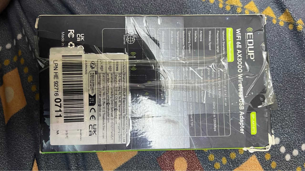 EDUP AX3000 • واي فاي 6 • يو اس بي 3.0