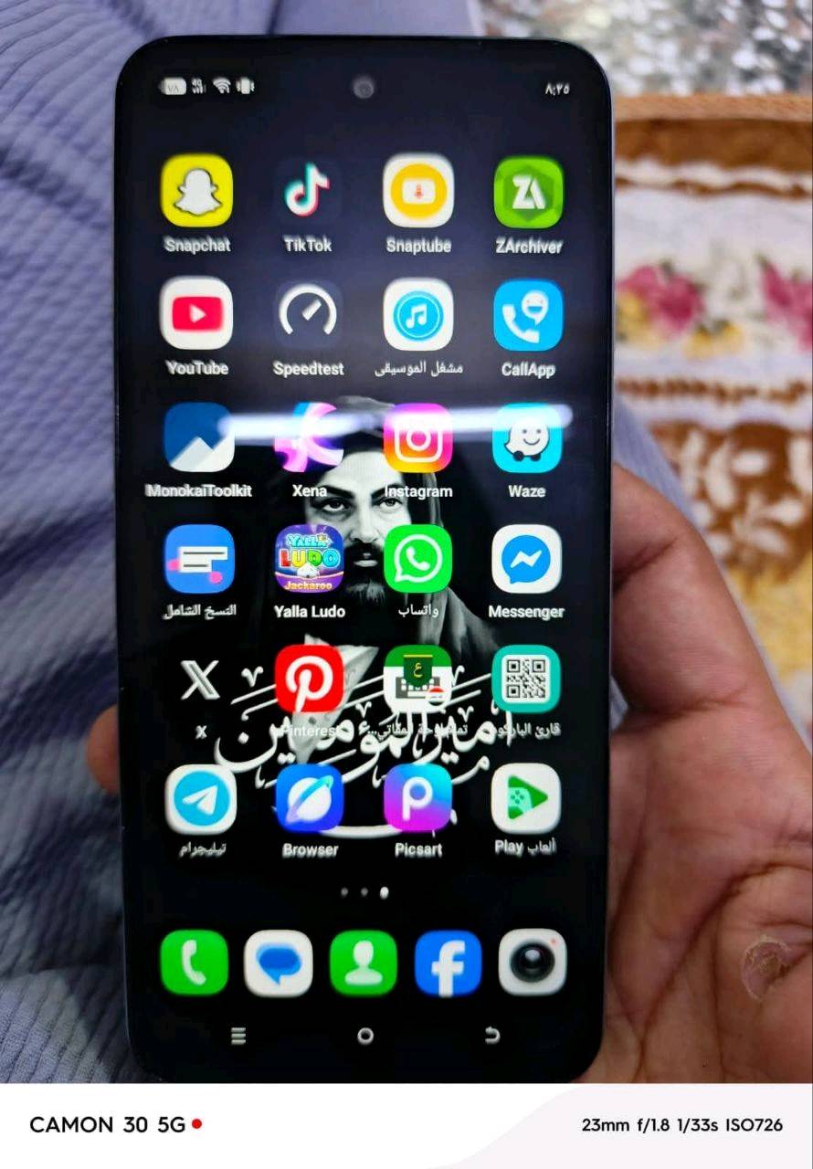 اسم جهاز  TECNO SPARK Go 2 8M البيع سعره170 
الكاميرا الأمامية
5000mAh
البطارية
720x1600
الشاشة
TECNO KM4
الطراز
وحدة المعالجة المركزية
UMS9230E (T7250)
4.00 GB+2.00 GB
RAM
الكاميرا الخلفية
13M
العنوان بغداد الزعفرانيه رقمي ***********