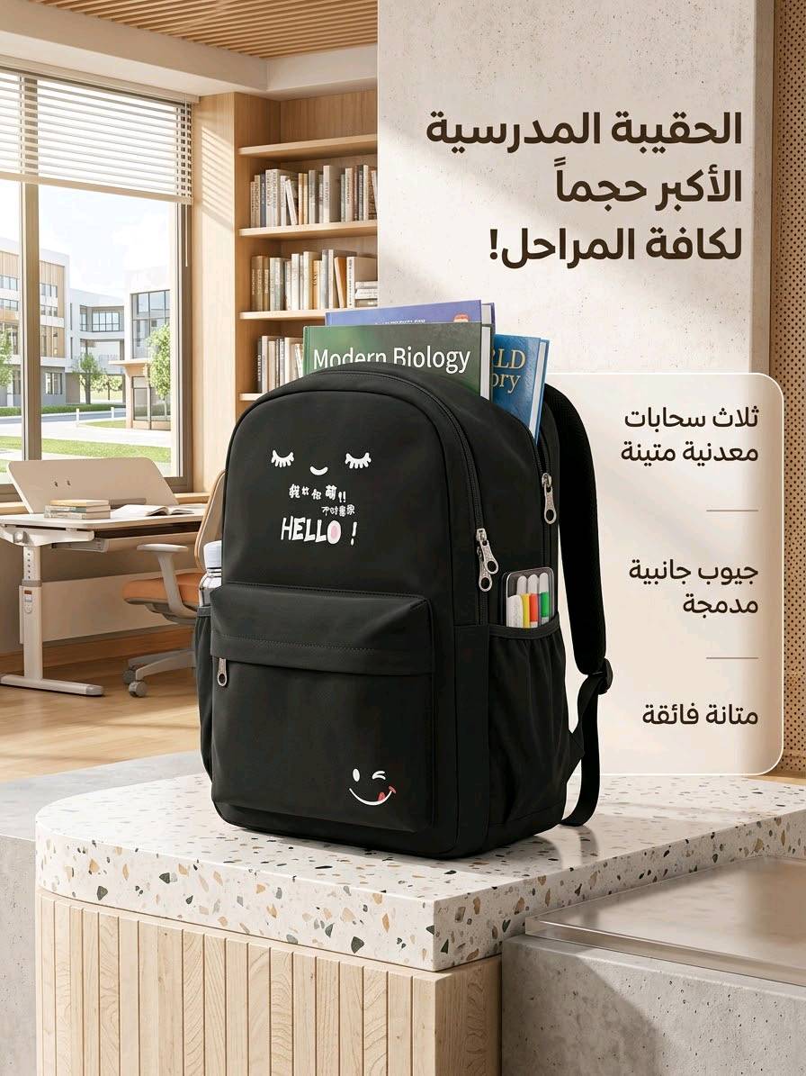 السلام عليكم 👋
🦋 متوفر لدينا حقائب مدرسية🎒
💥 بأسعار تنافسية 
💬للحجز وللأستفسار مراسلة الصفحة أو المراسلة واتساب ***********
🚚 يوجد توصيل الى جميع المحافظات