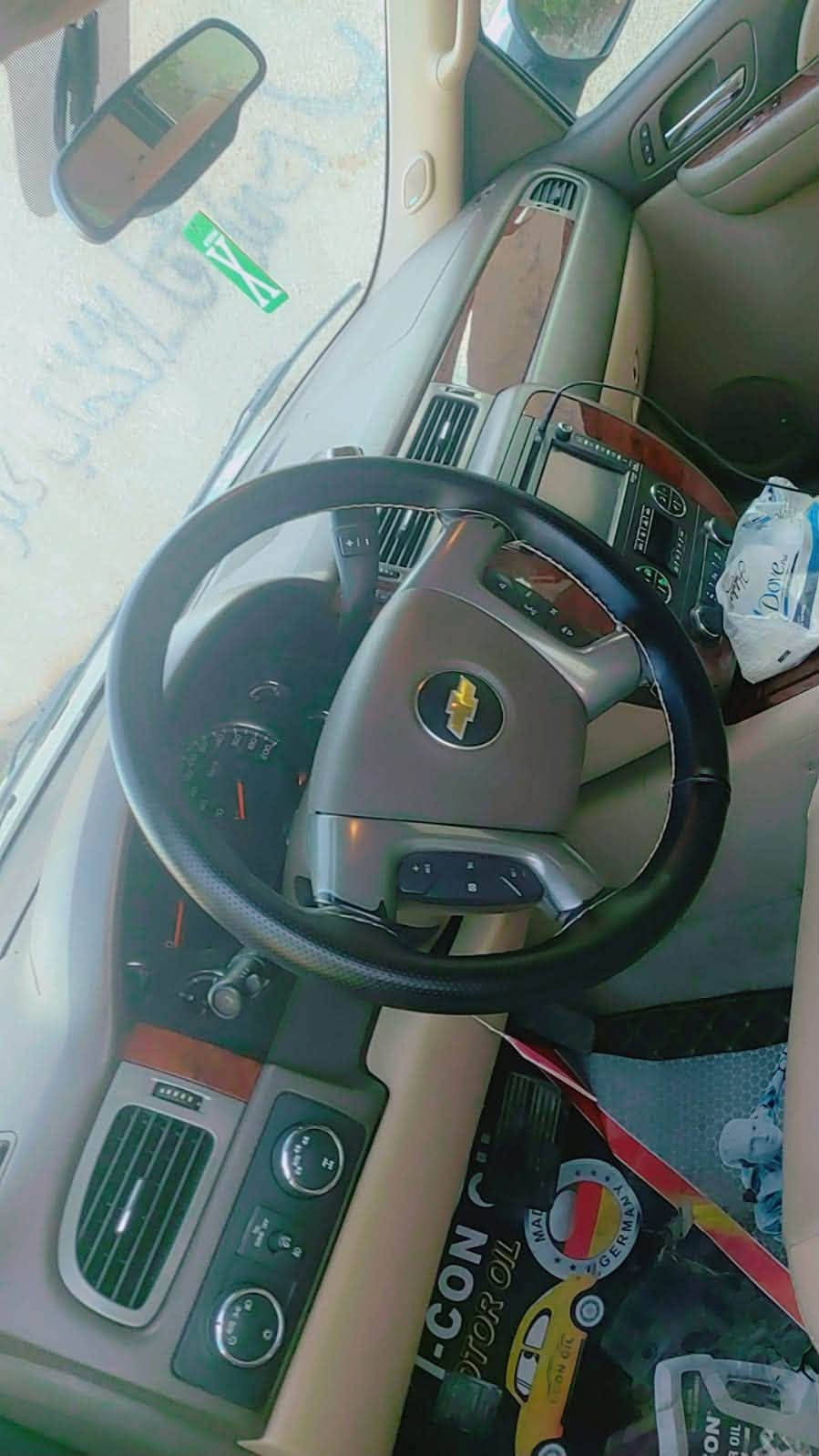 السلام عليكم تاهو 2012 مكفوله من الصبغ بيها فقط بارد قليل اباب الخلفي ورا الصدر فول مواصفات LTZ ماشيه 170 الف حقيقي رقم بغداد مشروع وطني باسمي السعر 210 وبيها مجال بسيط ***********
