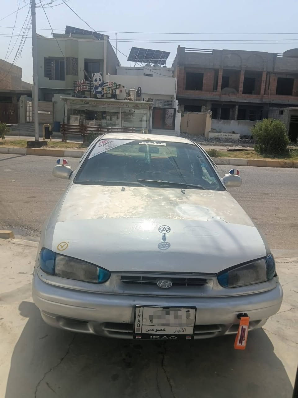 *********** هونداي النترا موديل 1994 محرك مفتوح كير عادي سنويه ال2027 شرط التحويل سعرها 15$ بيها مجال مكاني ديالى قضاء المقداديه
