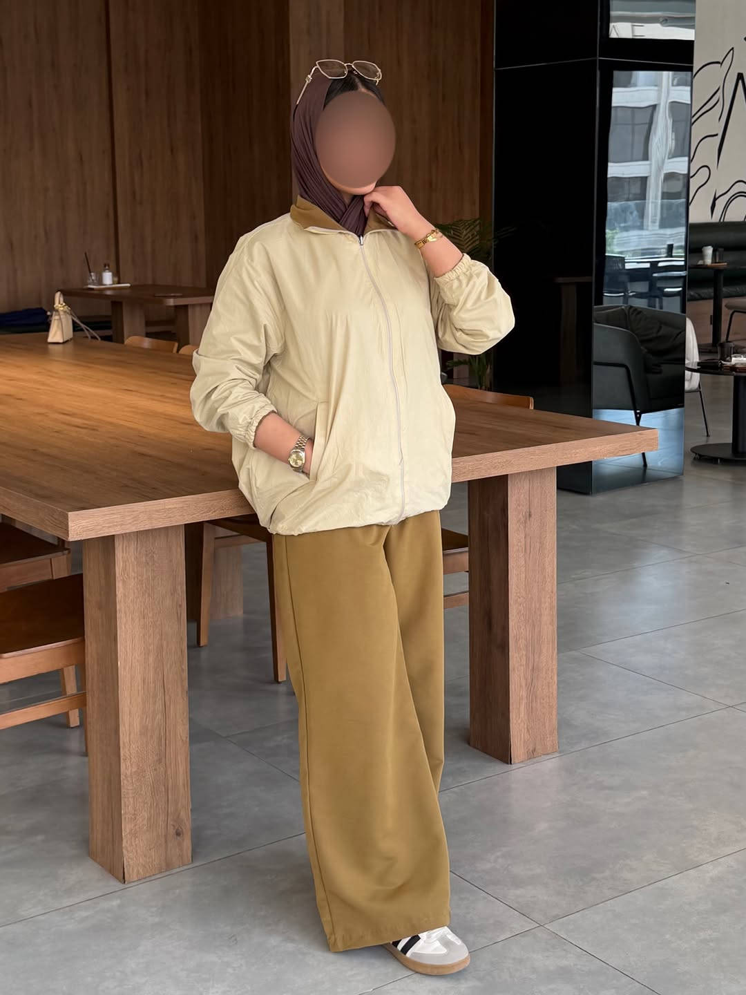 سوت جاكيت • ينلبس وجهين • مقاسات ٣٨-٤٨