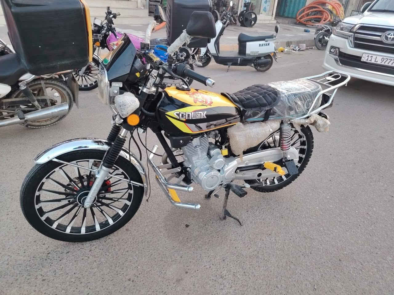 دراجه موديل 2025 أصل
محرك 200
يحتاج اله ترتيبات بسيطه سعره 700 وبيها مجال بسيط
 مكاني الدجيل ***********

