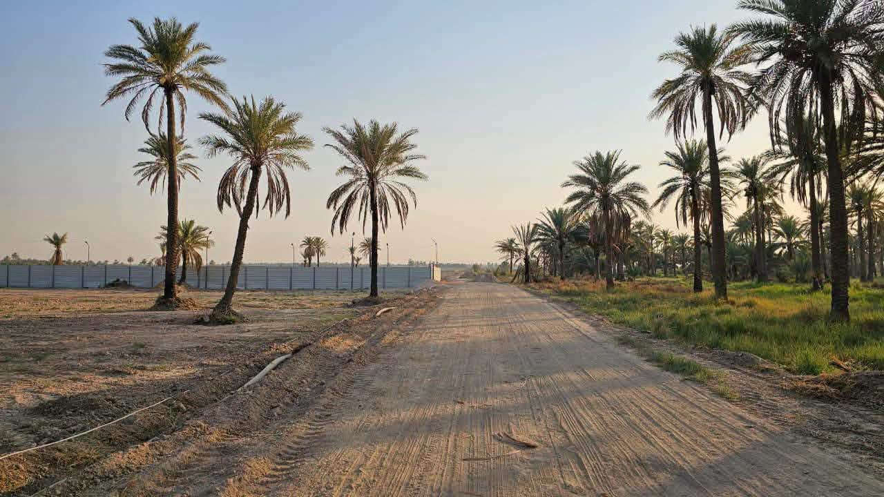 ✅توجد دوانم للبيع طابو زراعي ٢٥ كافه الخدمات 

✅الواجهة 30 م تحتوي على شارع سبيس 8 متر 

الموقع طريق كربلاء نجف عمود 1141 منطقة الجذار 

سعر الدونم 55 مليون وللاستفسار الاتصال ***********
