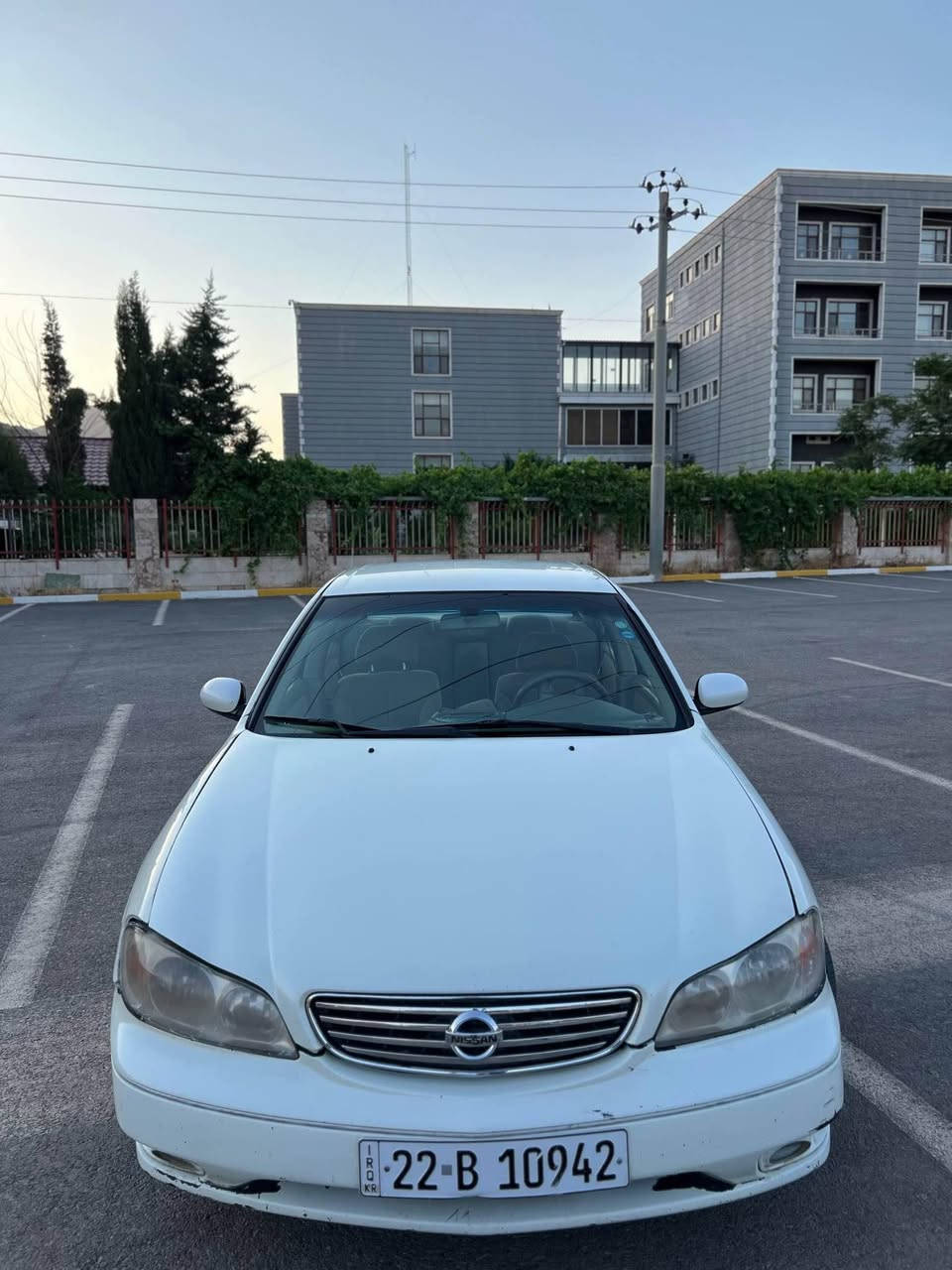 نیسان ماکزیما
مۆدێل/٢٠٠٦
رەقەم هەوولێر سەنەووی تا ٢٠٢٩نووێە  تەحوویل ئەسڵە 
سێپارچەی پێشێی بۆیاخە 
تەبرید گەرموو سارد بەشەرت کامل مەسرووف کراوە 
سەیارەکە ئیماڵە زۆر خاوین ماوەتەوە 
نرخی ٦٨گەڵاوو محامەلە
*********** رانية, السليمانية
