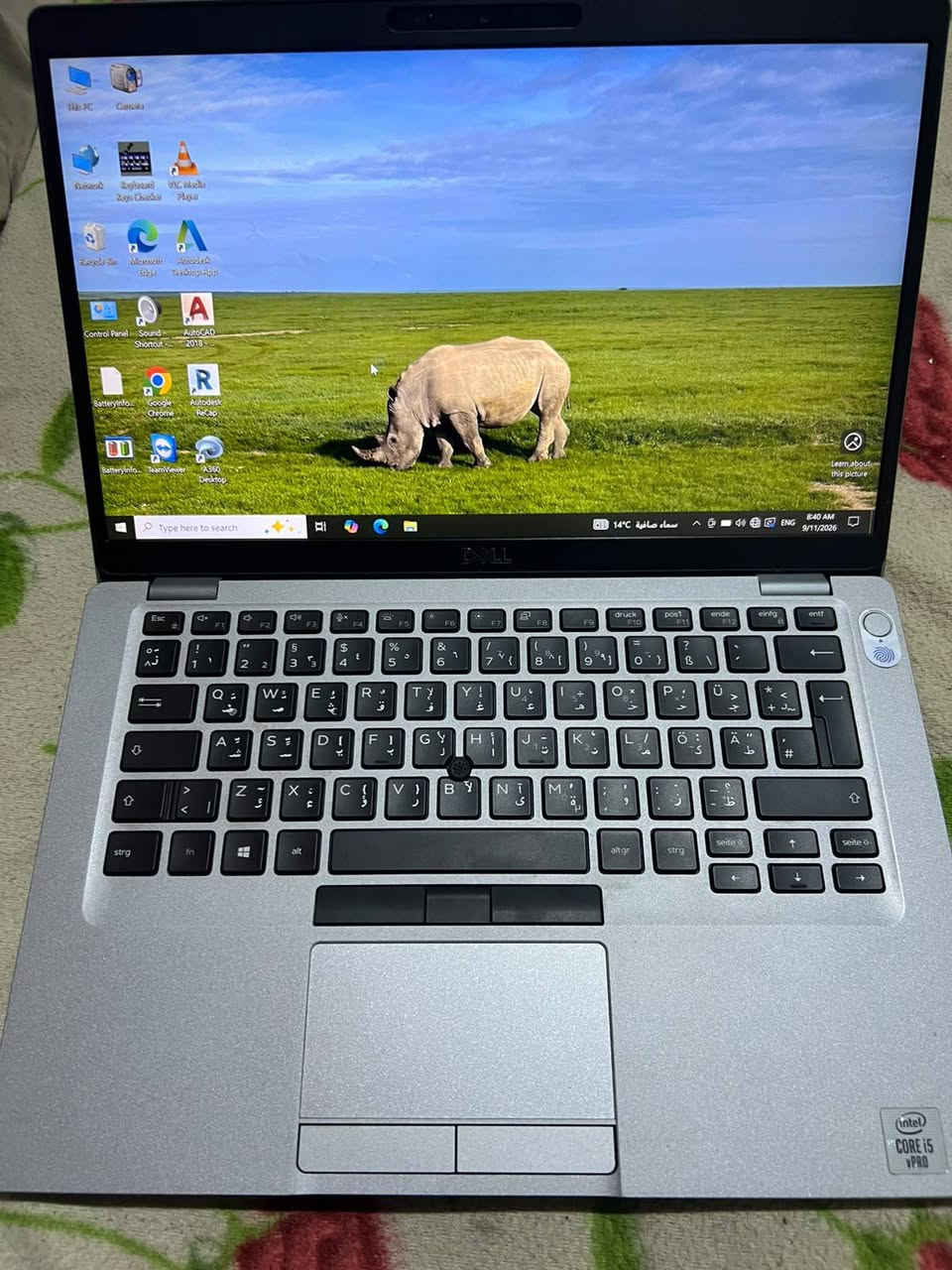لابتوب اسعمال شخصي للدراسه فقط  
المواصفات :
Dell Latitude 5410
الجيل: العاشر (10th Gen)
الشاشة: 14 بوصة
المعالج: Intel Core من الجيل العاشر
الرام: DDR4 وقابلة للترقية
التخزين: SSD M.2
كرت الشاشة: Intel UHD Graphics
النظام: يدعم Windows 10 وWindows 11

للتواصل على الرقم : ***********
