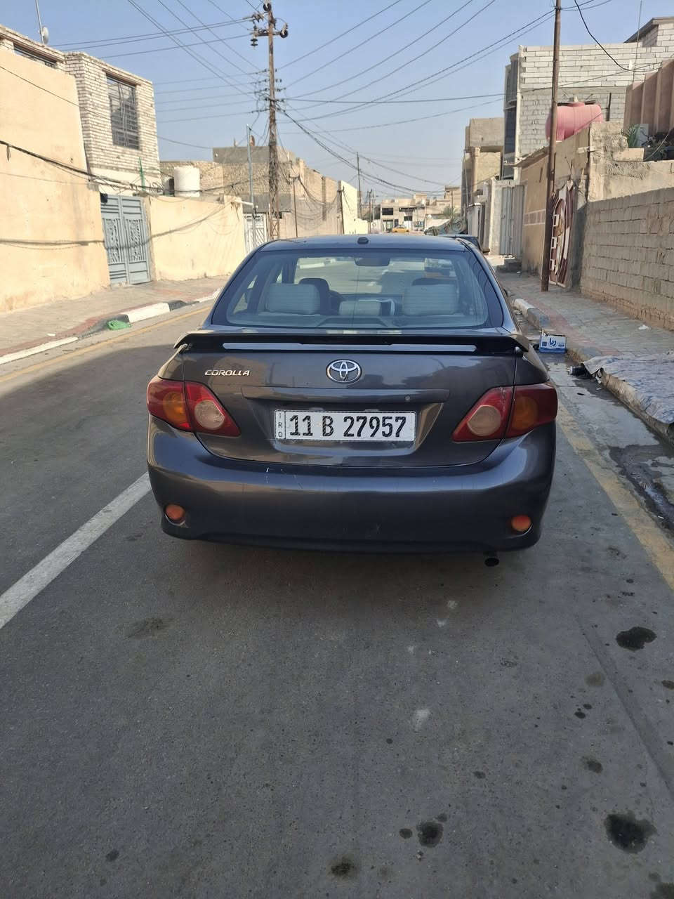 سلام عليكم 
كورلا 2010
رقم بغداد نكليزي 
تحويل مباشر 
وارد امريكي
حادثهه خشم جاملغ امامي 
شواصي كفاله 
مصبوغه عام للجماليه 
سيارة جاهزة كير ومكينه 
حداديه تخم تاير 
تبريد شغال 
سعر 83 وبيهه مجال بسيط 
مكان سيارة كربلا للاتصال ***********
