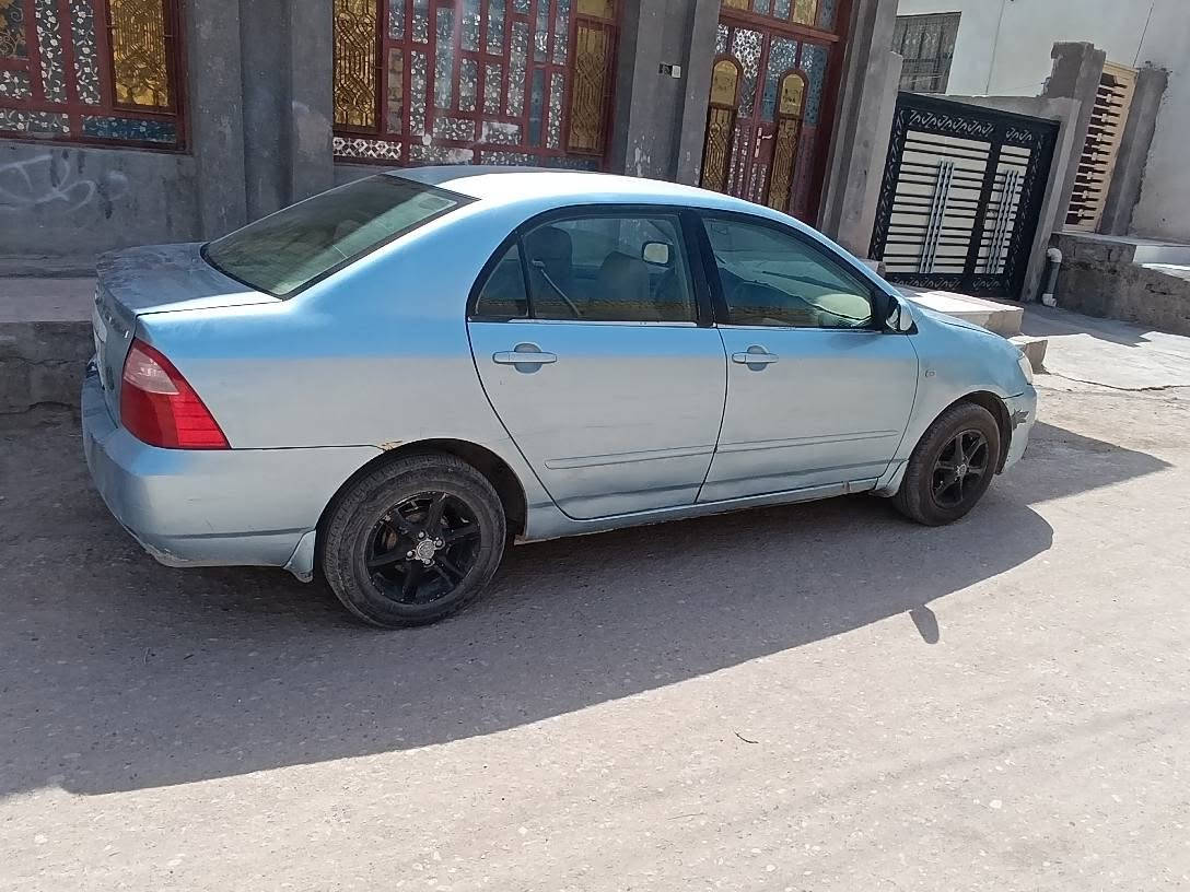 تويوتا كورولا موديل 2005  بسمي 
سياره جاهزه من كهربائيات و تبريد 
كفاله محرك كير و مصبوغة جماليه عامه مشتريه 
دعاميات مشخطه سبب كراج ضيق
إتصال *********** المدينة, البصرة
