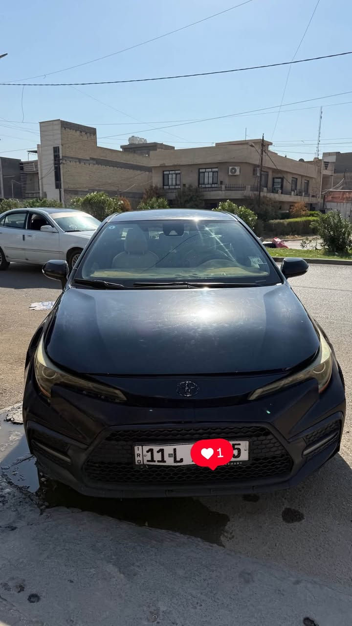 كورلا موديل 2020  SE للبيع محرك 2000
السياره فئة سبورت 
كير 10  نمر 
بصمه 
تخم تاير جديد 
بطياريه جديده 
صدر امامي خلفي كله مبدل جديد 
كير محرك شاصي  كله مكفول 
تبريد ثلج 
الحادث مثل مموضح بلصور صور الحادث موجوده وصور التصليح هم موجود بلمنشور واكو ملاحظات يعني رصعات خفيفه بلصندوك 
السياره باسمي تحويل ثاني يوم رقم بغداد رقم الجديد 
السياره ماشيه 117,٠٠٠ ميل 
السعر 134 ورقه وبيها مجال للشراي 
للتواصل ***********
