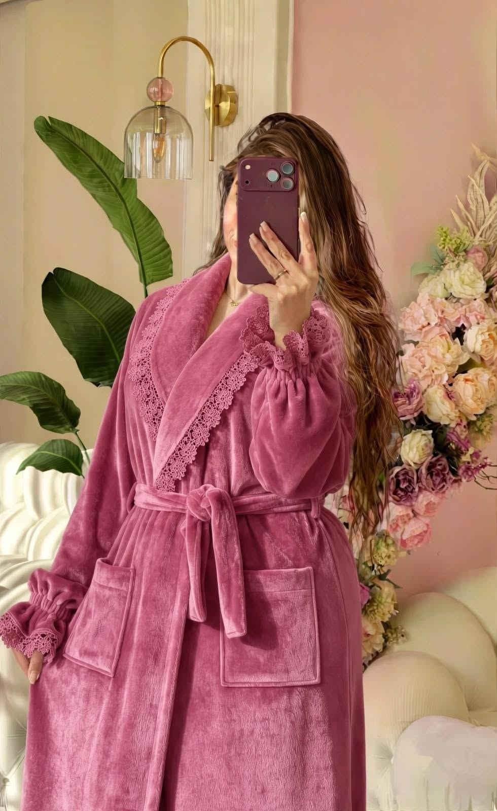 روب مخمل • اورجنال • مقاس L-3XL