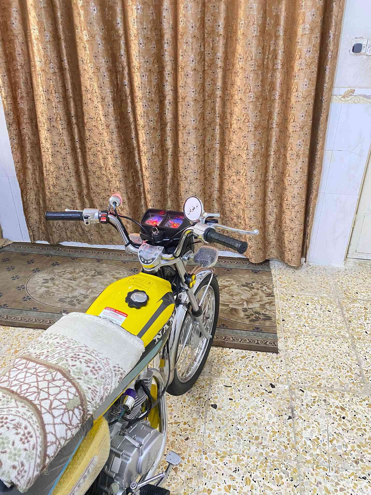 السلام عليكم ...🤍... نامه  متياز مديل 2026شبه شلامجه ثلاث احرف  اوراق صارله شهرين  من طالعه من المعرض جاهزه دراجه مكفوله كفاله عامه  العنوان كربلاء المقدسه قرب مستشفى الكفيل رقم {***********} السعر 750وبيه مجال …🤍...✨🍂
