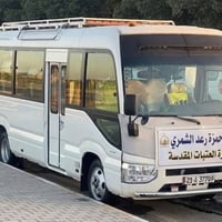 كربلاء المقدسة • كوستر مكيف • قرب جامع الزهراء