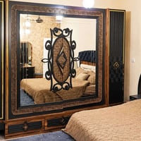 غرفه نوم تركيه • ٩ قطع • سرير بمخزن