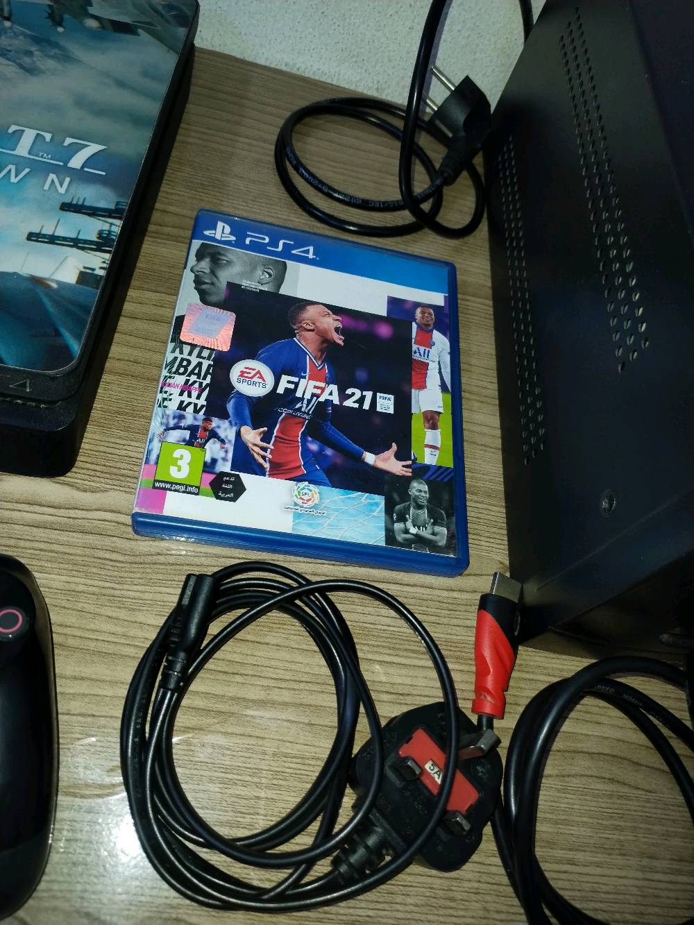 PlayStation 4 Slim 1TB
✅ المواصفات:

• PlayStation 4 Slim
• سعة 1TB (1000GB)
• يدعم اللعب أونلاين 
• جميع الكيبلات موجودة كاملة وجاهز للتشغيل

يتوفر مع الجهاز : 
• جويستك أصلية 
• جهاز ( UBS )
🔥قرص ( FIFA 21 ) مجاني🔥

• الجهاز غير مفتوح نهائياً (وكالة) 
• نظيف جداً واستعماله خفيف
• كامل هو وملحقاته يعني تشتريه اليوم وتشغله بنفس اللحظة، بدون ما تحتاج تشتري أي ملحق إضافي.

✨ مناسب للشخص اللي يريد جهاز مرتب ويبتعد عن الأجهزة المفتوحة أو المصلّحة إذا تدور على PS4 نظيف و مضمون، اخو الجديد 

السعر 225 ألف مع قرص ( FIFA 21 ) مجاني ❤️

للتواصل ***********
📍الموقع / ديالى