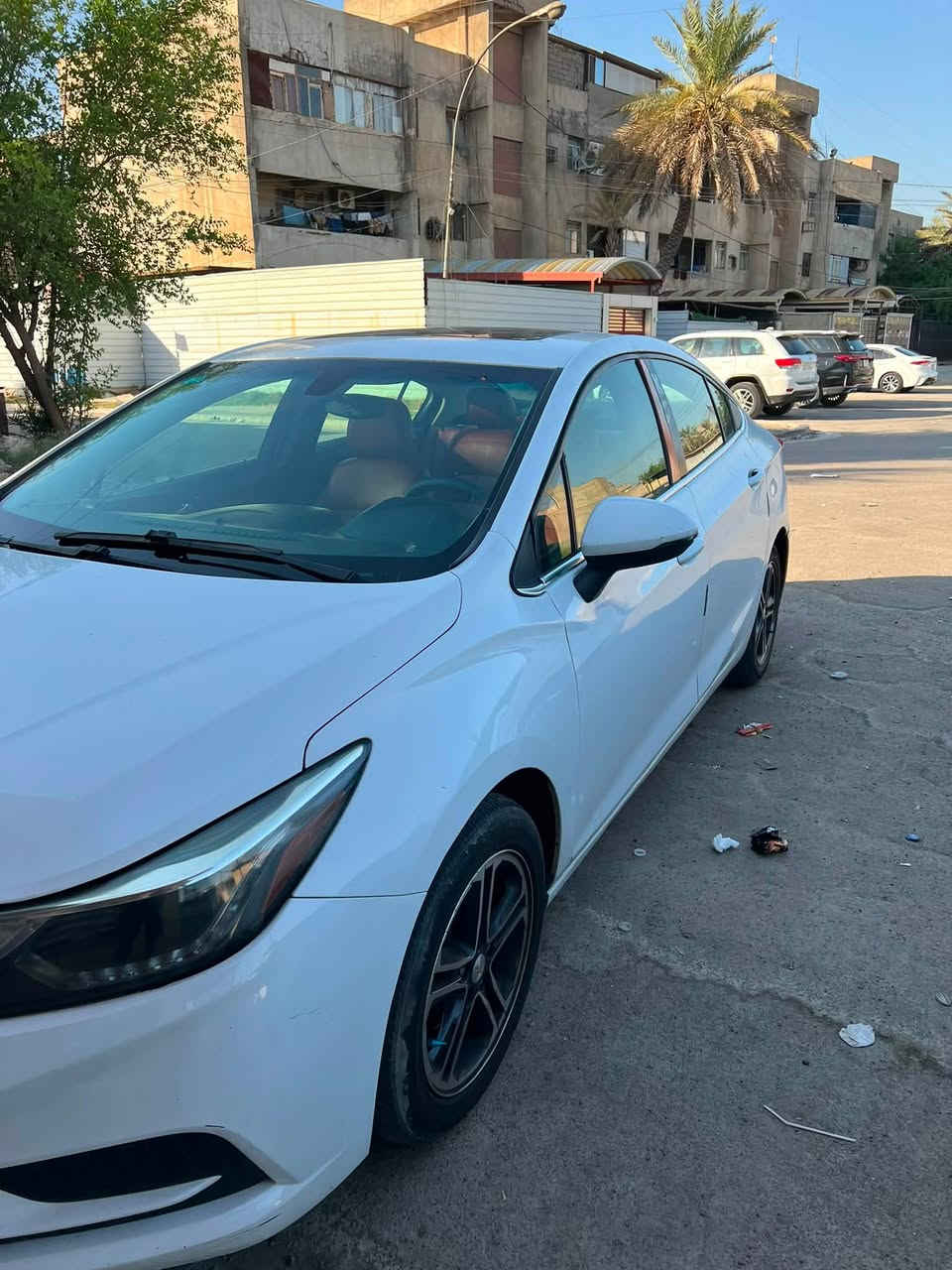 السلام عليكم شوفرليت كروز ٢٠١٧ LTمواصفات 1400 تيربو سياره كلين مابيها صبغ بيها قطعتين مستبدلات بلخارج من الشركه بابين سياره تدفئه تبريد كشنات تدفئه فول فتحه اشاير مري  بصمه زنون نهاري داخل رياضي سياره مفوله مكاني بغداد السيديه السياره معروضه 95$ *********** واتساب
