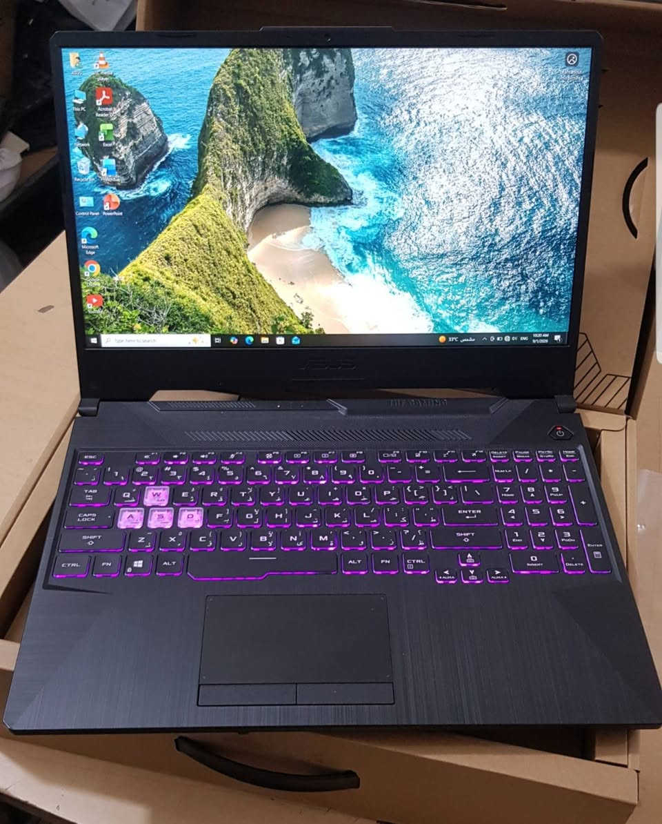 تحية طيبة ... لابتوب ASUS  وكالة شرق اوسط ما يفرق عن الجديد مع الكارتون لابتوب كيمنك مخصصة للالعاب او التصاميم من الجيل العاشر  بمعالج كور اي 5 فئة H اعلى فئة   لابتوب ذو مواصفات عالية جدا رام 16 كيكا وهارد SSD M.2 حجم 512 بكارت شاشة منفصل GTX  1660 Ti   بحجم 6 كيكا  وتردد شاشة 144 هيرتز وكيبورد ضوئي RGB متعدد الالوان

           (((     السعر  800 الف دينار  ثابت  )))   

ASUS TUF
cpu : Core  i5  H     الجيل 10           
ram : 16 G 
hard : SSD  M.2  512 
vga : 6G  Nvidia GTX  1660 Ti
mon : 15.6 FULL HD 144  Htz ips

كيبورد ضوئي RGB 
صوت مسرحي عالي جدا و مجسم
بدون DVD

للأتصال عادي و واتساب  ***********
شارع الصناعة ( 9 - 4 ) نهارا
يوجد خدمة توصيل داخل بغداد 5 الف بنفس اليوم
ولجميع المحافظات 10 الف خلال يوم واحد او يومين
لمشاهدة كافة الموديلات يرجى زيارة الموقع على الفيس بوك ( لابتوب بشير لاين )
