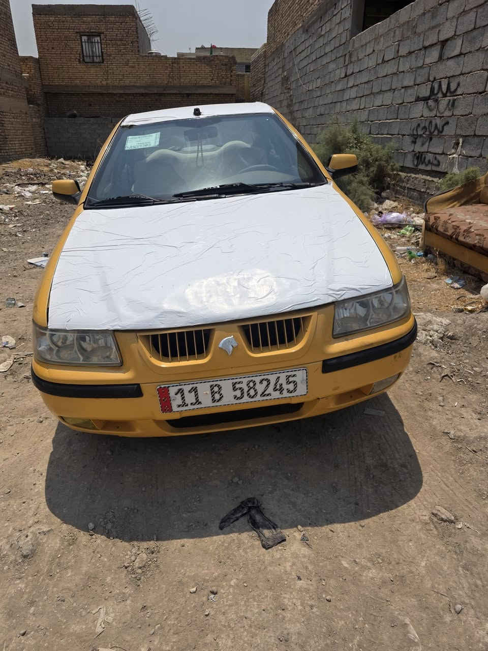 سلام عليكم سمند موديل 20011سيارة خير من لله بسمي السيارة مصفرة هيئة وغرامة تحويل ثاني يوم تبريد ثلج نقصهه مشط ستيرن وبس السيارة مكينة جديدة شادلهه قبل سبوعين 
رقم بغداد سعر 30وبيهه مجال ***********
