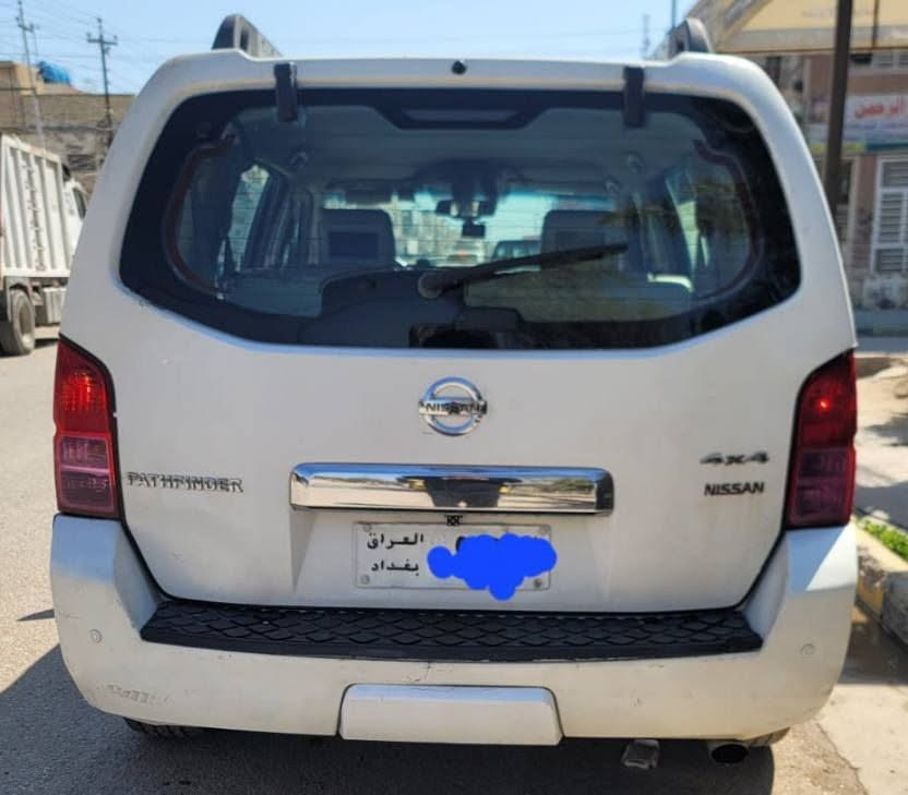 مكلف بل نشر  نيسان باثفندر موديل 2007 سياره بحاله ممتازه محرك نضيف كير اوتوماتيك داخل نضيف تبريد شغال جاهزة من كل شي مابيه راعي أتعهد سرقة وعشاير السعر 60 وييه مجال *********** بغداد الشعب بغداد, العراق
