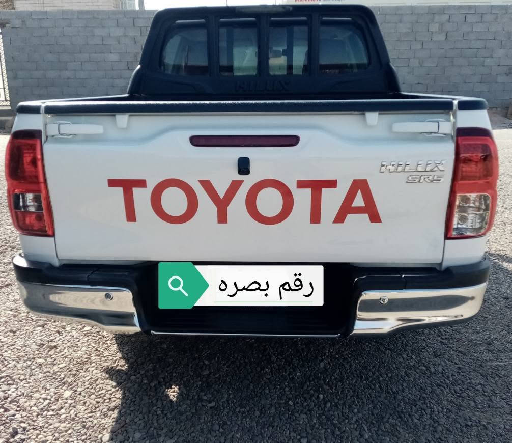 اسلام عليكم بيكم هايلوكس للبيع موديل ٢٠٢٠ كفاله عامه من كلشي ماشيه ١٨٠ حقيقي استخدام شخصي سياره جديده بمعنى فول مواصفات اوتماتيك للاستفسار الاتصال على الأرقام التالية *********** أثير ***********

نص مكتوب في الصور:
- رقم بصرة