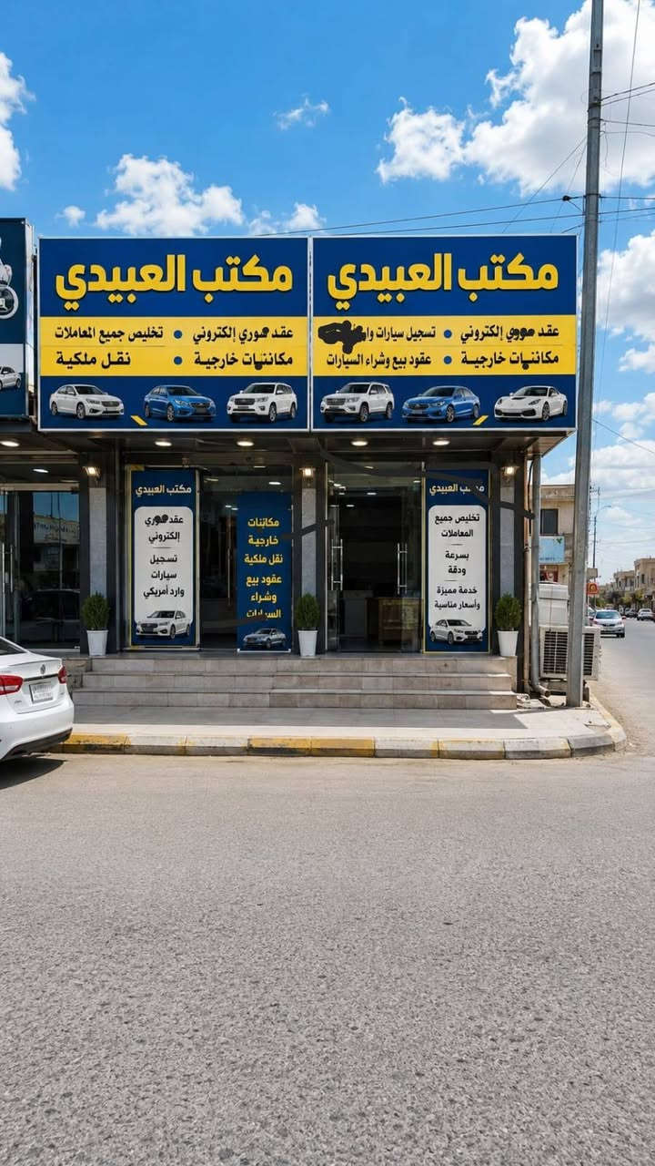 مكتب العبيدي • عقود مرورية • حجز إلكتروني