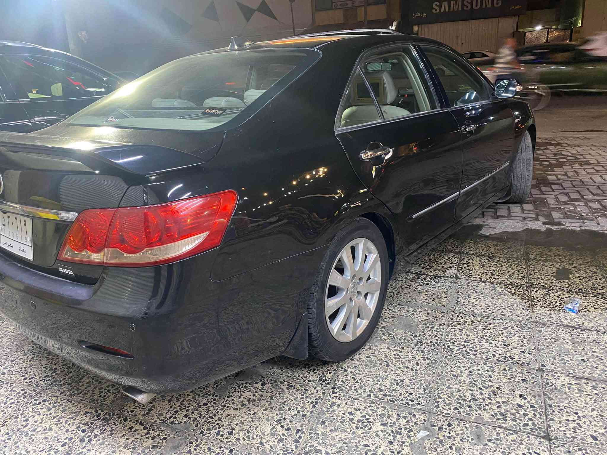سلام عليكم
تويوتا اريون ملكي
السعر 99$
***********

سياره جديده خليجي 
2008 فول مواصفات
سلايد 
بصمه
شاشه
كامره
تحكم استيرن
برده خلفيه
زراكات
ويل كروم
محرك 3500
كير اوتو
جام اوتو
مقاعد جلد كهرباء
اخوان سياره حلوه وناصبه
وجاهزه عليه ادامه كامله
قطعه وحده صبغ شرط الفحص
رقم بغداد شرط التحويل

مكاني بغداد نفق الشرطه

