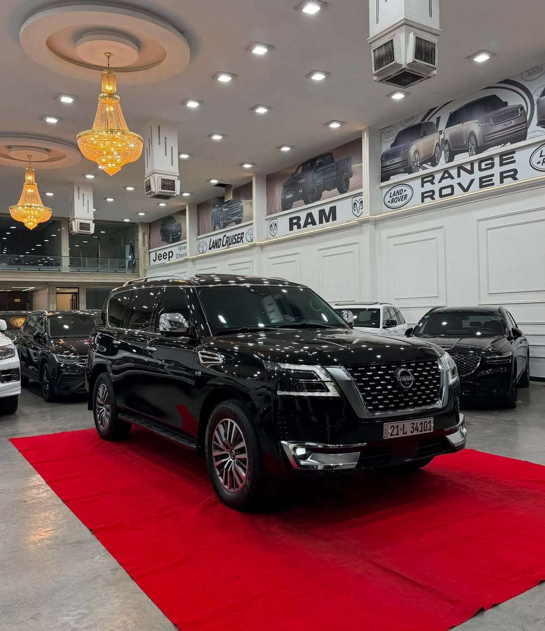 السلام عليكم 
نيسان باترول بلاتينيوم 
موديل : 2019
ماشية : 60000 KM
المواصفات 
فتحة 
بصمة 
بصمة ابواب
صندوك كهرباء 
شاشة 
شاشات خلفية 
كاميرات 360 درجة 
كشنات جلد 
كشنات كهرباء 
كشنات تدفئة + تبريد 
الداخل قرميدي 
 7 راكب 
 3 قطع تبريد 
صاجات 
فور ويل 4*4 
تحكم ستيرن جهتين 
كروز سرعة 
ستيرن كهرباء 
ماوس 
سستم صوت سماعات 
لايت زنون 
بلوجكتور 
لد امامي 
بك لايت لد 
مري شفط كهرباء 
حساسات امامية + خلفية
المكينة 8 سلندر  5600 
(رقم سليمانية الجديد تحويل او وكاله + تظليل بسنوية )
السعر  : 390 وبيها مجال 
ملاحظة: السيارة خليجي مكفولة عدا تكحيل بالكارت بالبنيد .
السيارة مغلفة بأفلام حماية ppf
العنوان : بغداد الكاظمية قرب مرور الكاظمية معارض جكوك 
شركة البحر المميز 
للاستفسار
عبدالرحمن 
 *********** 
 ***********
