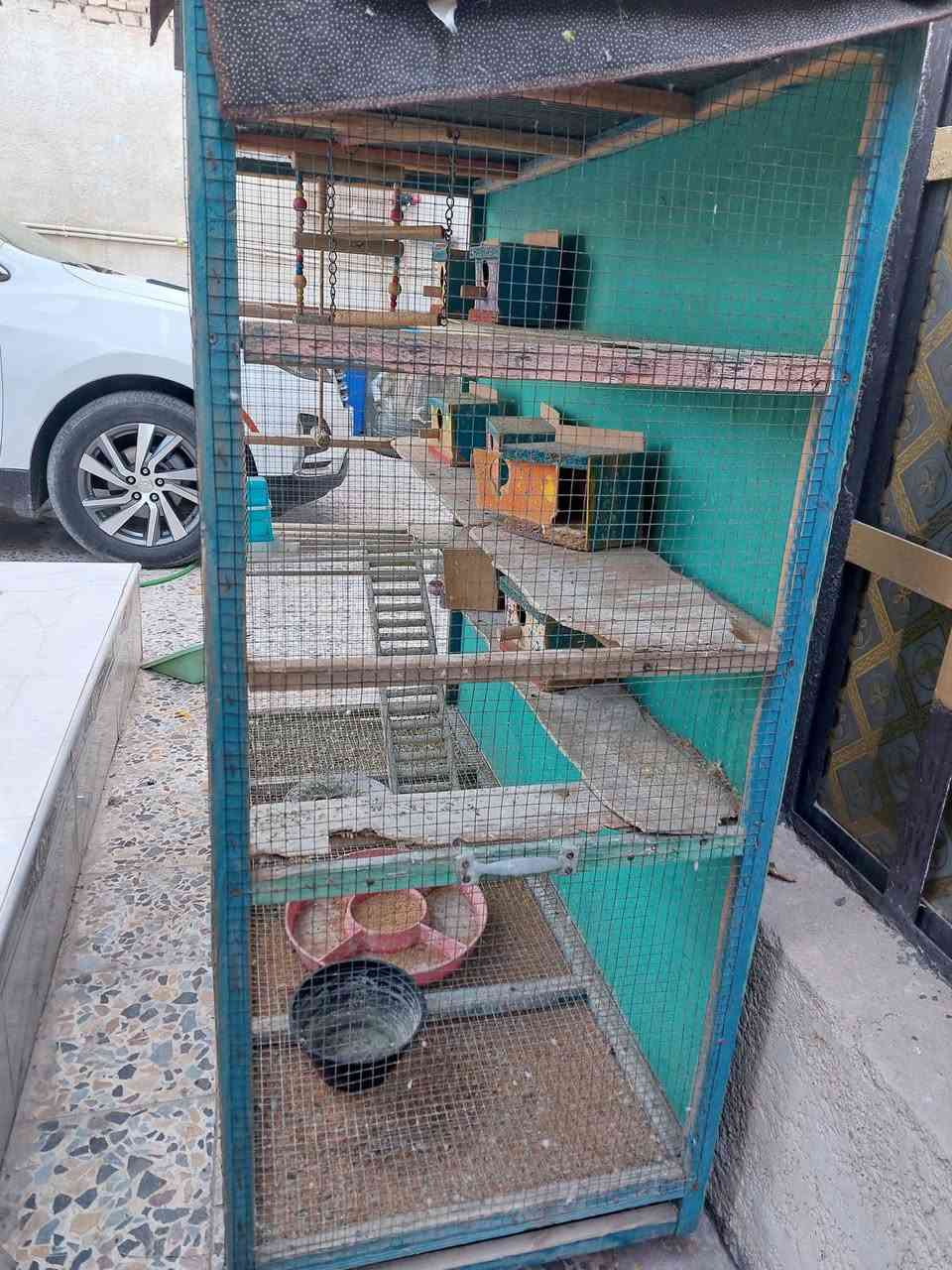سلام عليكم قفص متوسط نزال 53ارتفاع 130وطول 140 شراي يجي خاص لو يخابرني وتساب ***********
