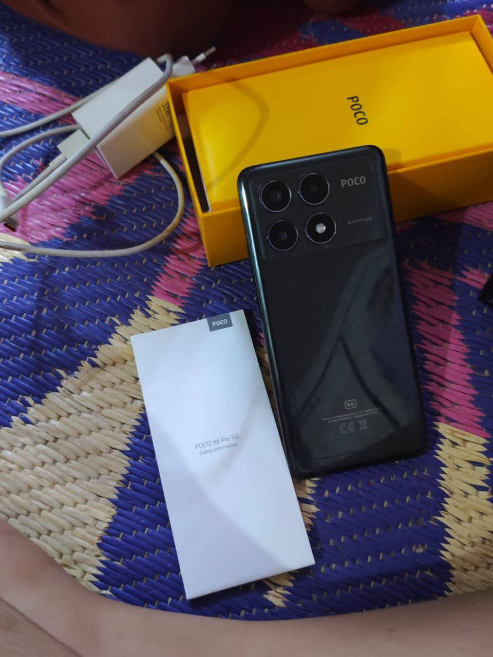 بوكو إكس 6 برو 56 ذاكرة 512
POCO X6PRO 5G/512

كارتونه وشاحنه کاملات مكاني نجف حي النداء السعر 250 قفل مبدل شاشة اصلية

***********
