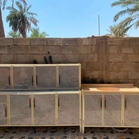 للبيع كاونتر  3قطع مع سنك نظيف جداً 07855564843 عندي واتساب