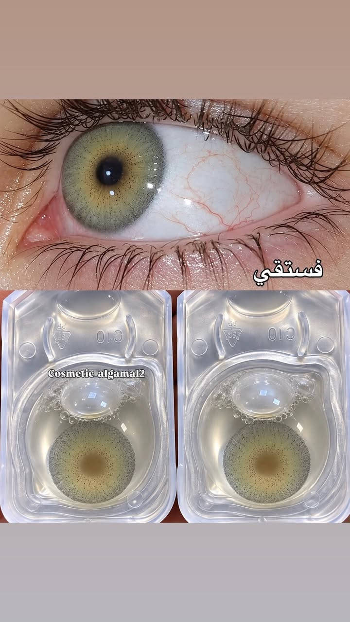عدسات سنوية • توصيل مجاني الأمين • ألوان سماوي فستقي