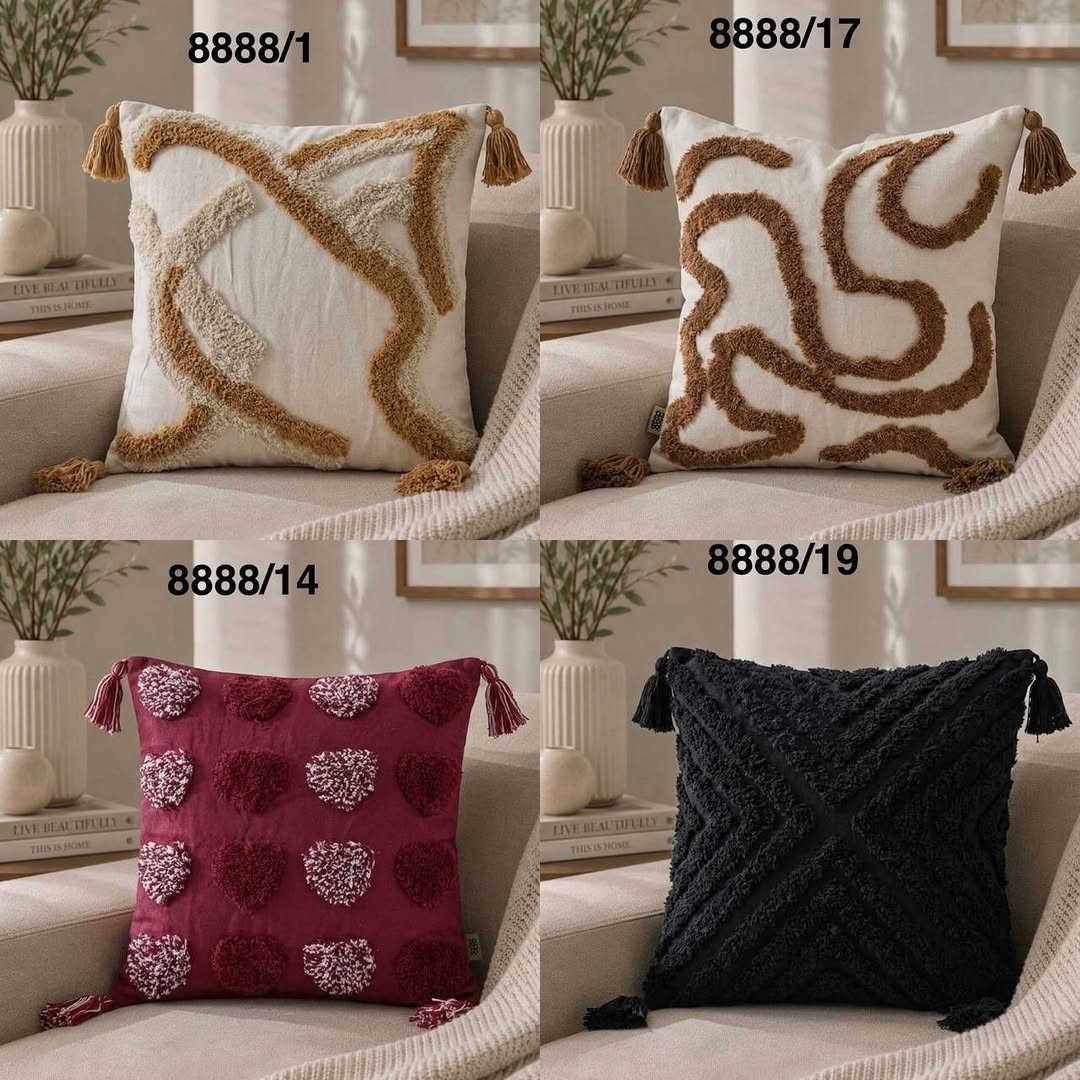 #وجه_كوشة_بوهيمي_حفر_بارز 
عرض مميز 🔥🤩

#سعر الزوج : 4 الاف فقط 🥇🤍

 #القياس 
 2- 45*45 
ايضاً متوفر حشوة كوشة وزن 300 غرام 
سعر الزوج : 3 الاف 
♦️#الكمية_محدودة_جداً
…………………………………………………
‏ ‎ملاحظة/ ضمان لحقوق زبائننا  التاكد من الالوان و نوع الخامه عند الاستلام  و اذا كانت مخالفة للمواصفات المعروضة من حق زبائننا الكرام رفض المنتج و عدم  استلام الطلب 🤍🌹

#العنوان / بغداد-شارع فلسطين - مجاور الجامعة المستنصرية - مقابل حلويات سويت هاوس 

🚕🚕 توجد خدمة توصيل بغداد
و جميع المحافظات 5 الاف🚕🚕

للحجز والاستفسار مراسلة صفحاتنا على الفيسبوك والانستا وايضاً على تطبيق الواتساب  او الاتصال على الارقام التالية

⬇️⬇️ 

***********
***********📲واتساب⁩⁩

نص مكتوب في الصور:
- 8888/18 8888/12 8888/20 8888/6
- 8888/7 8888/10 8888/5 8888/21
- 8888/11 8888/15 8888/3 8888/9
- 8888/16 8888/13 8888/8 8888/22
- 8888/1 8888/17 8888/14 8888/19
- 8888/2
- 8888/4