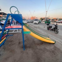زحلقانة حديد • متينة • مناسبة للأطفال