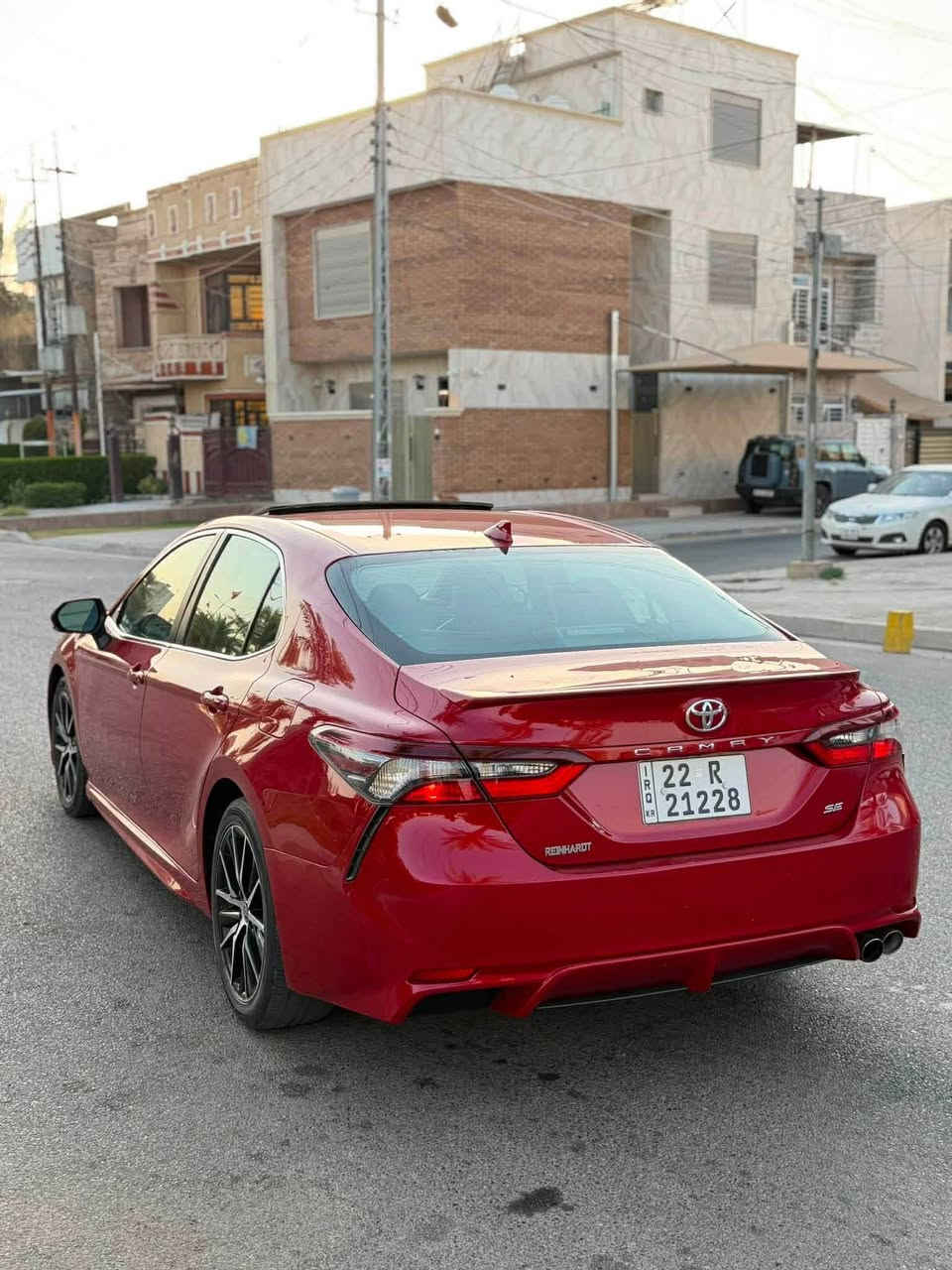 كامري 2023 se بلاس للبيع 
السيارة رقم اربيل باسمي 
حادث جاملغ وبنيد ايرباك راجع سستم
مواصفاتها معروفه سلايد بصمه شفتات استرين
كامرة خلفية دوارة رادار بالمري  كشتات جلد 
ماشية ٦٧ الف ميل 

السعر ١٨٥ 
اعتذر عن الرد فقط اتصال

***********
