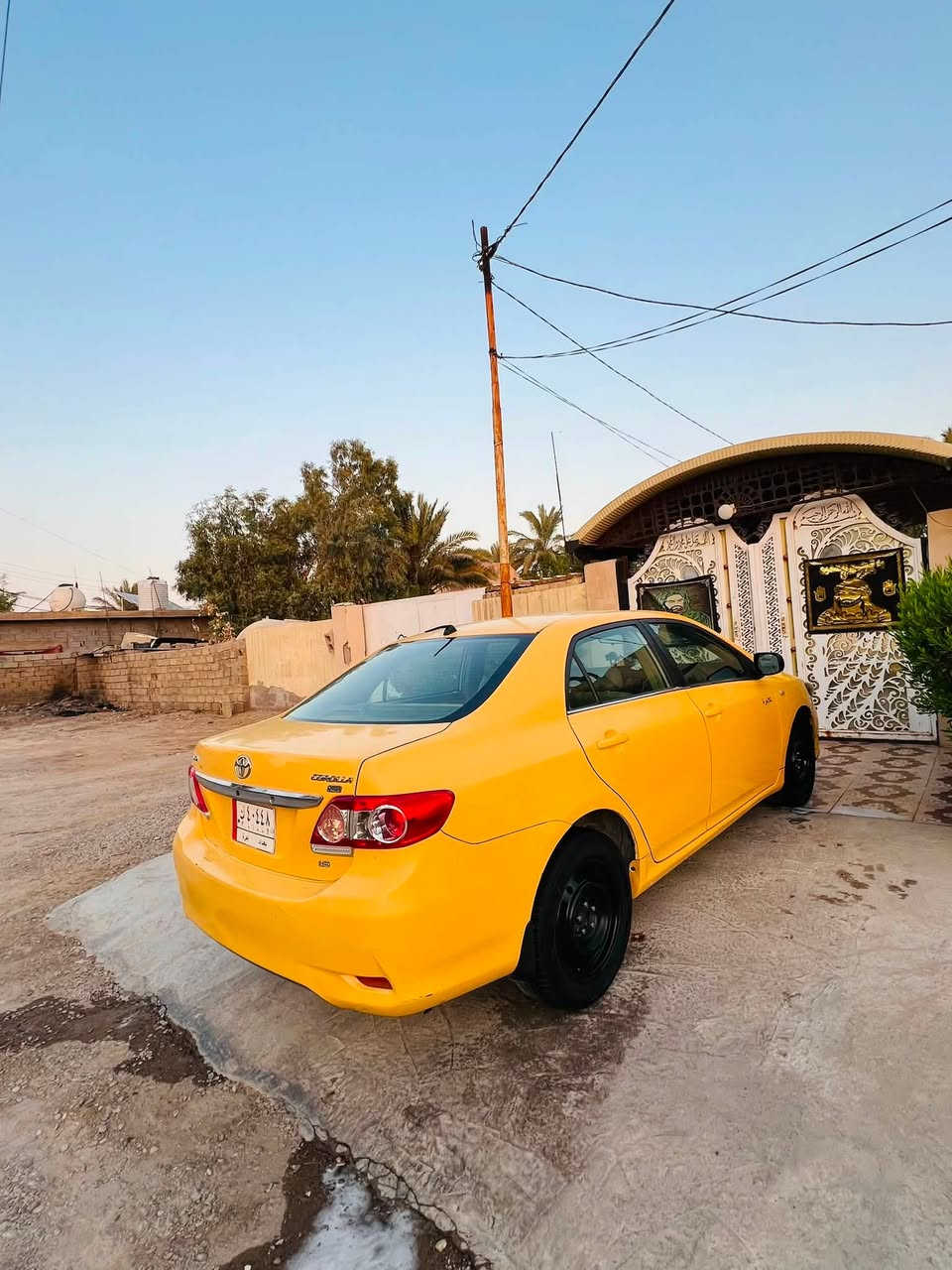 سلام عليكم
كورلا موديل2009محدثه13زقم بغداد الماني مشروع وطني تحويل مباشر سنويه للغا ٢٨السياره مصفر هيه وغرمات خط جوال 
السياره وارد خليجي بيه طخه خشم جاملق امامي فقط بدون دواخل بدون تبديل شرط الفحص بدون قطرت معجون سياره 
السياره كلش حلوه اول صبغه داخل ابيضّ بلادي 
السياره مكانيك كفاله عامه 
كير جديد مكينه جديد تبريد ثلج تخم تاير حداديه جديد السياره جديد خير من الله دوشمه كله جديده شاشه تاب كأمره دواره حجم المكينه 1800دوش شرط لا فتح ولا بخار السياره عليه أدمه كامله شرط ألف ماتصرف عليه السعر (73)وبيه مجال حك الجيه رقم صاحب السياره ***********مكاني ديالى بعقوبه
